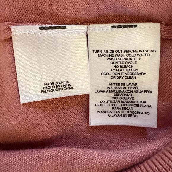 NWT Anne Klein Pink Short Sleeve Women’s Turtleneck Shirt Size Large MSRP $79 - Picture 8 of 11